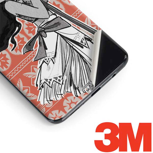 Disney Moana Character Tropical Print Art Galaxy S9 Skin